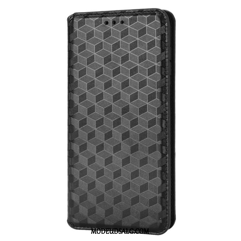 Cover Samsung Galaxy M23 5G Flip Cover 3d Cube Lædereffekt