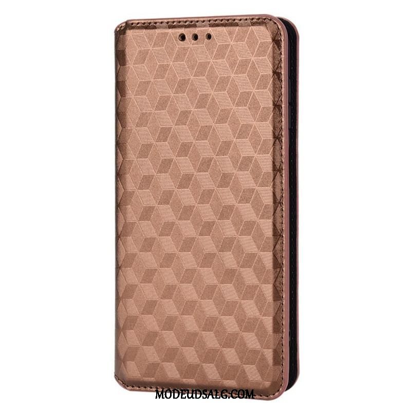 Cover Samsung Galaxy M23 5G Flip Cover 3d Cube Lædereffekt