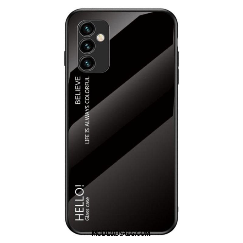 Cover Samsung Galaxy M23 5G Hærdet Glas Hej