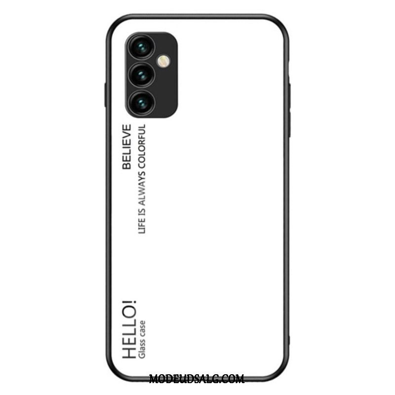 Cover Samsung Galaxy M23 5G Hærdet Glas Hej