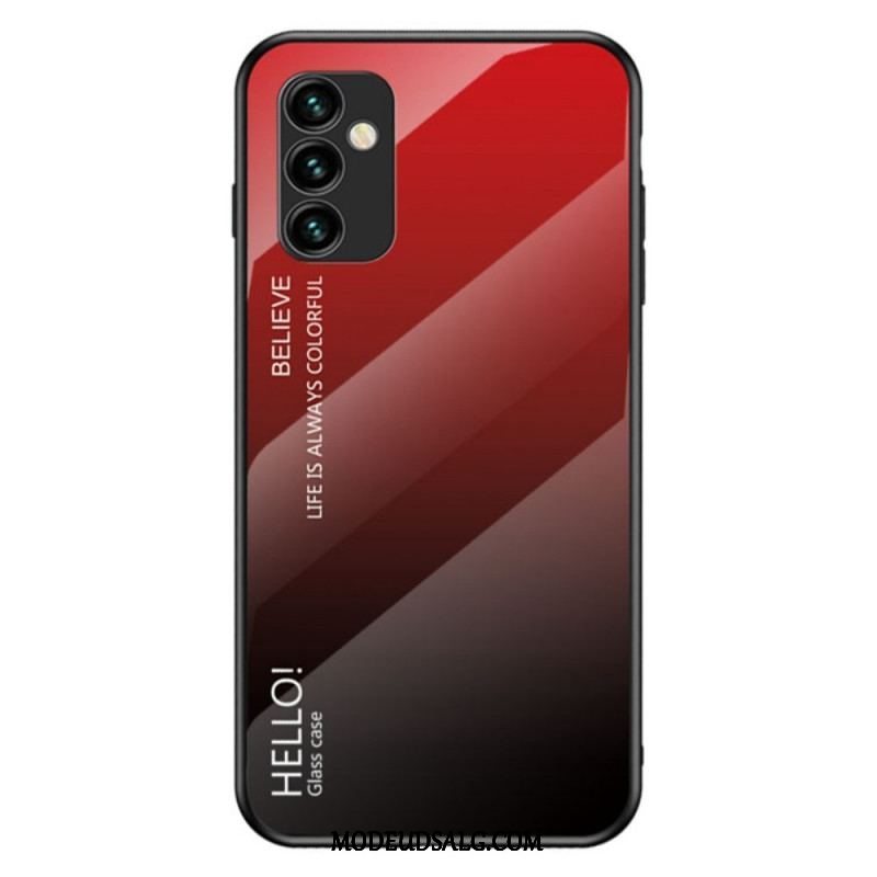 Cover Samsung Galaxy M23 5G Hærdet Glas Hej