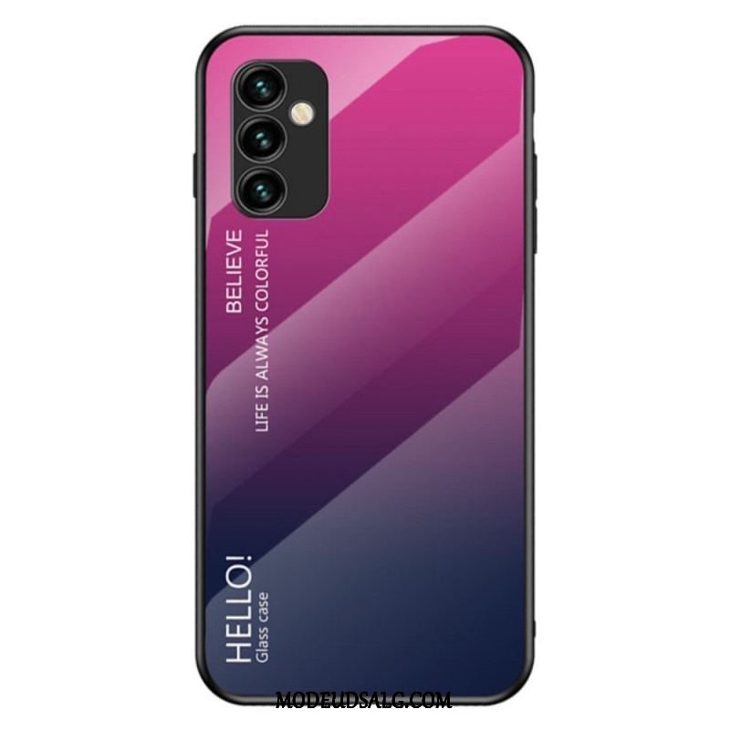 Cover Samsung Galaxy M23 5G Hærdet Glas Hej