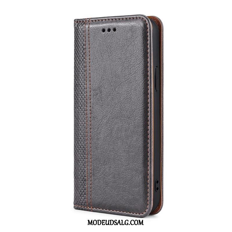 Cover Samsung Galaxy M32 Flip Cover Vintage Læder Stil