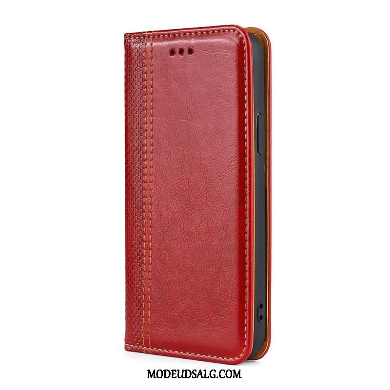 Cover Samsung Galaxy M32 Flip Cover Vintage Læder Stil