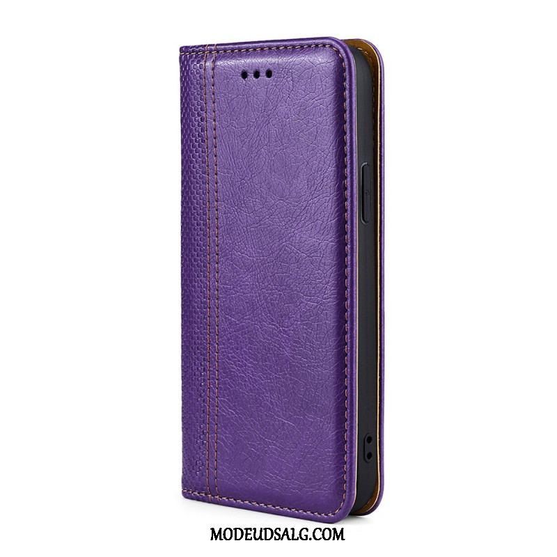 Cover Samsung Galaxy M32 Flip Cover Vintage Læder Stil