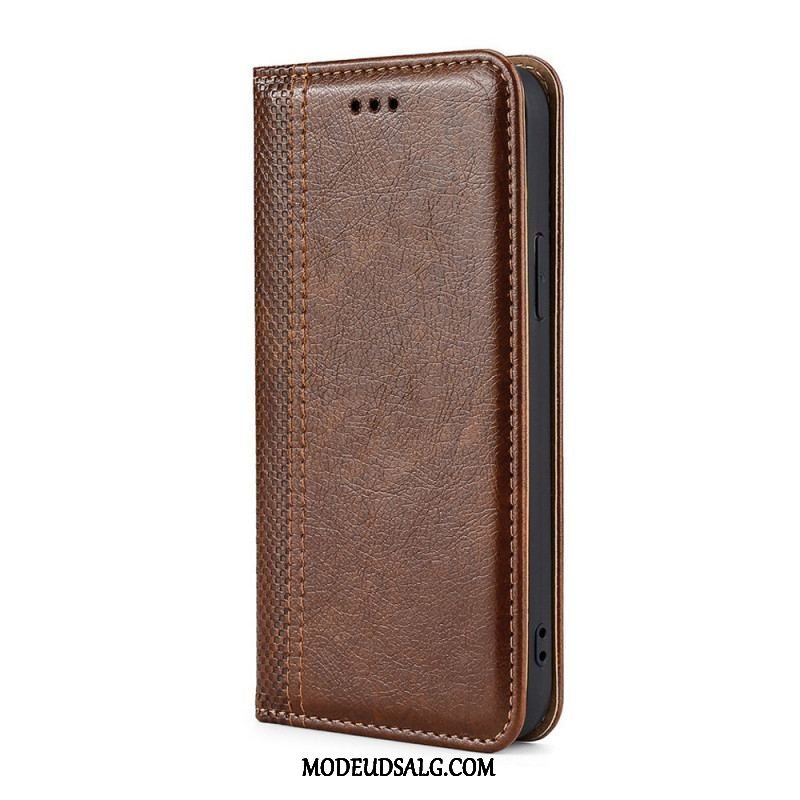 Cover Samsung Galaxy M32 Flip Cover Vintage Læder Stil