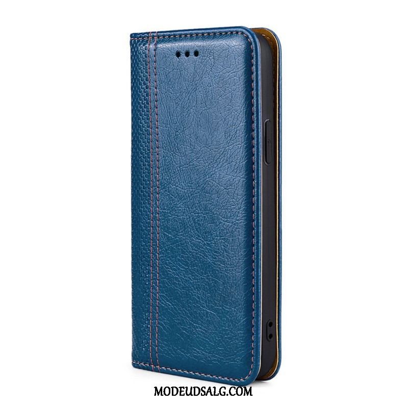 Cover Samsung Galaxy M32 Flip Cover Vintage Læder Stil