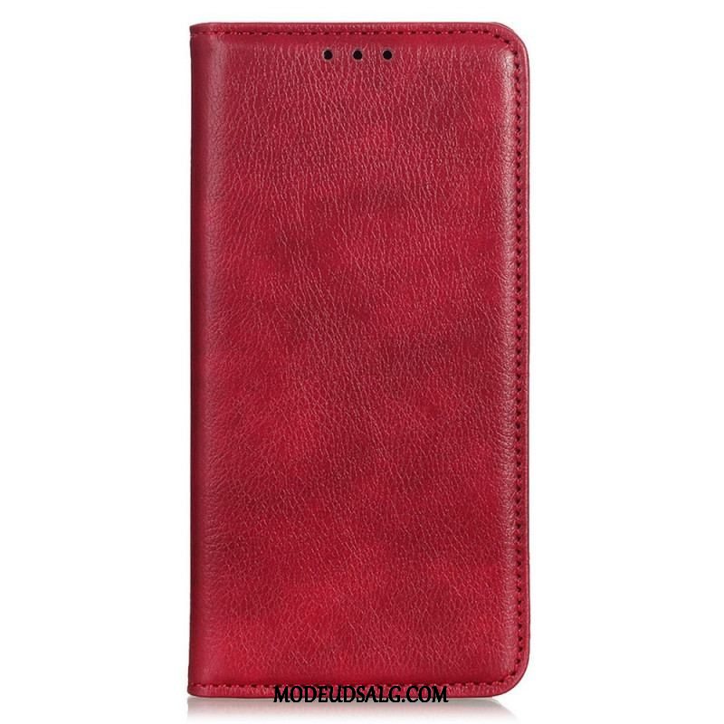 Cover Samsung Galaxy M33 5G Flip Cover Litchi Split Læder