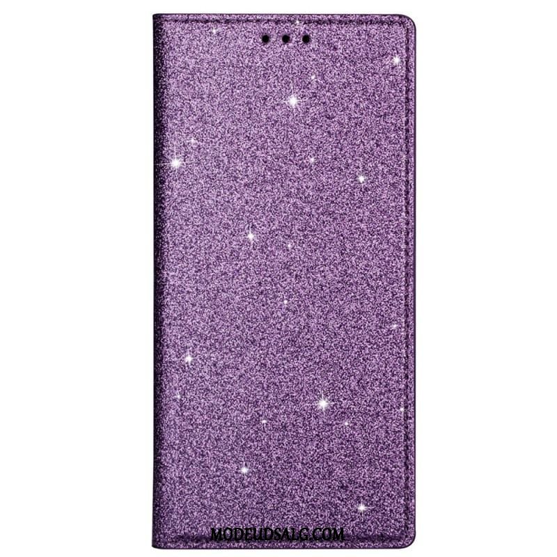 Cover Samsung Galaxy M51 Flip Cover Sequin Stil