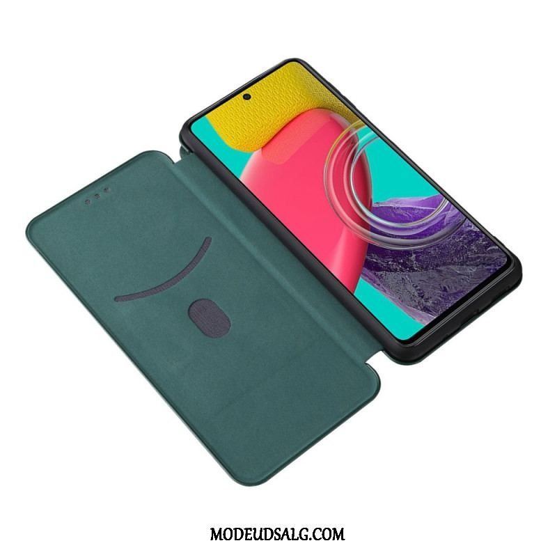 Cover Samsung Galaxy M53 5G Flip Cover Kulfiber