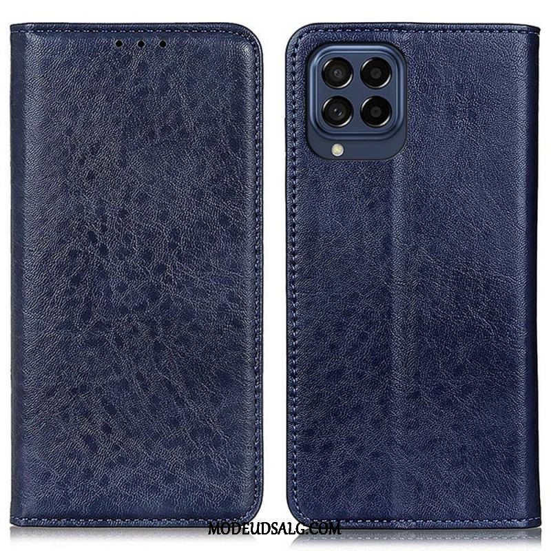 Cover Samsung Galaxy M53 5G Flip Cover Læder Tekstur