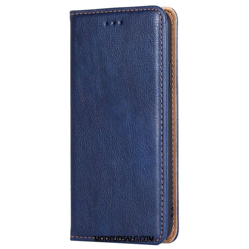 Cover Samsung Galaxy M53 5G Flip Cover Retro Imiteret Læder