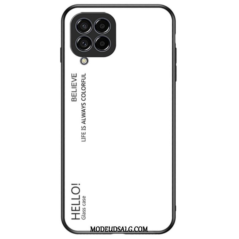 Cover Samsung Galaxy M53 5G Hærdet Glas Hej