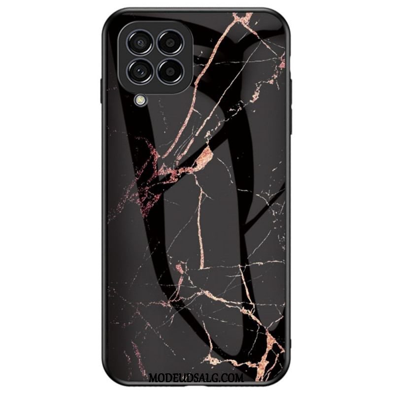 Cover Samsung Galaxy M53 5G Marmor Hærdet Glas