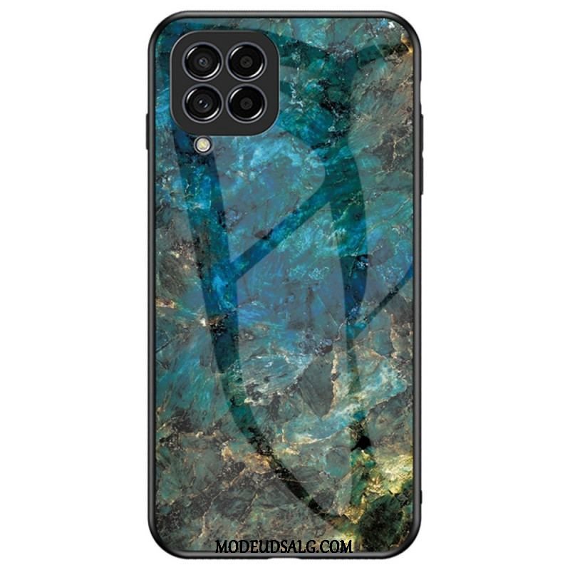 Cover Samsung Galaxy M53 5G Marmor Hærdet Glas