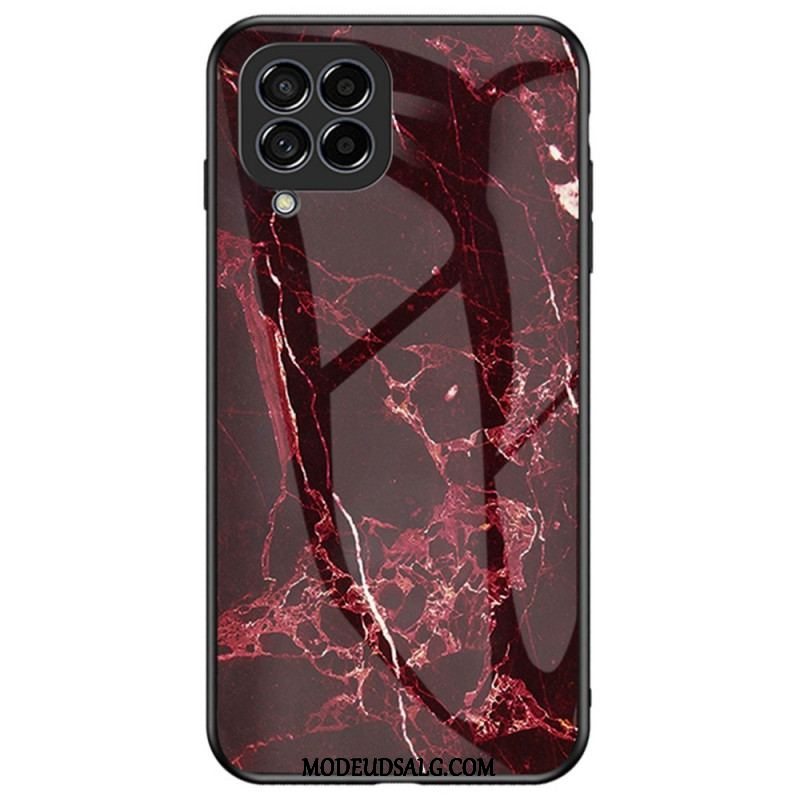 Cover Samsung Galaxy M53 5G Marmor Hærdet Glas