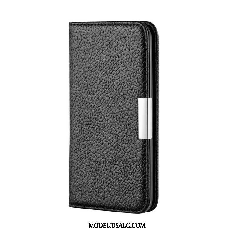 Cover Samsung Galaxy S20 Plus / S20 Plus 5G Flip Cover Litchi Ultra Chic Imiteret Læder