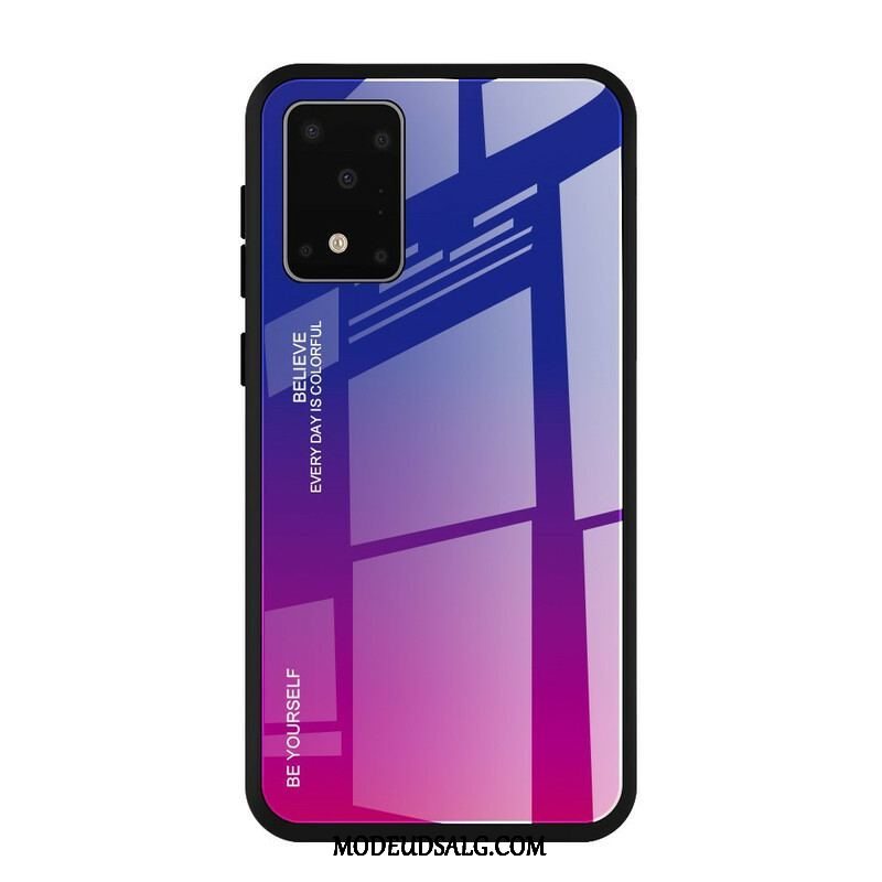 Cover Samsung Galaxy S20 Plus / S20 Plus 5G Hærdet Glas Vær Dig Selv