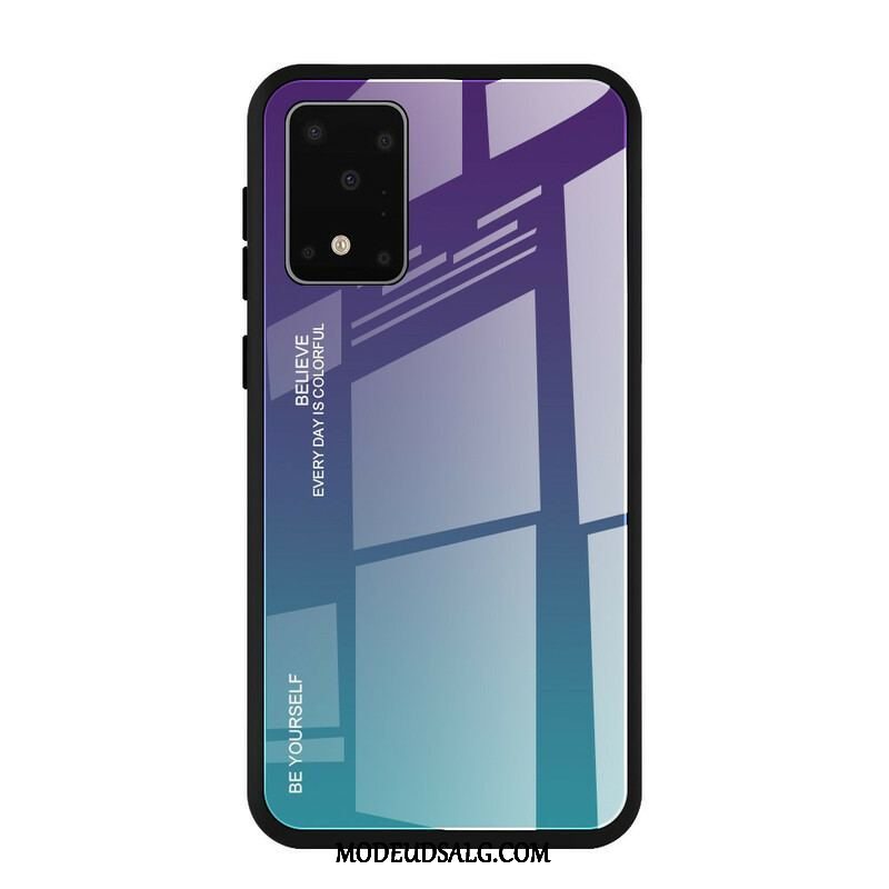 Cover Samsung Galaxy S20 Plus / S20 Plus 5G Hærdet Glas Vær Dig Selv