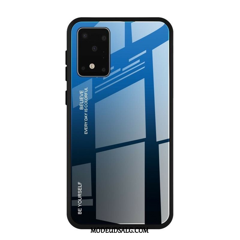 Cover Samsung Galaxy S20 Plus / S20 Plus 5G Hærdet Glas Vær Dig Selv