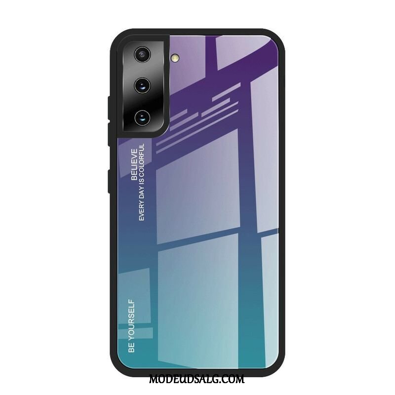 Cover Samsung Galaxy S21 5G Hærdet Glas Vær Dig Selv