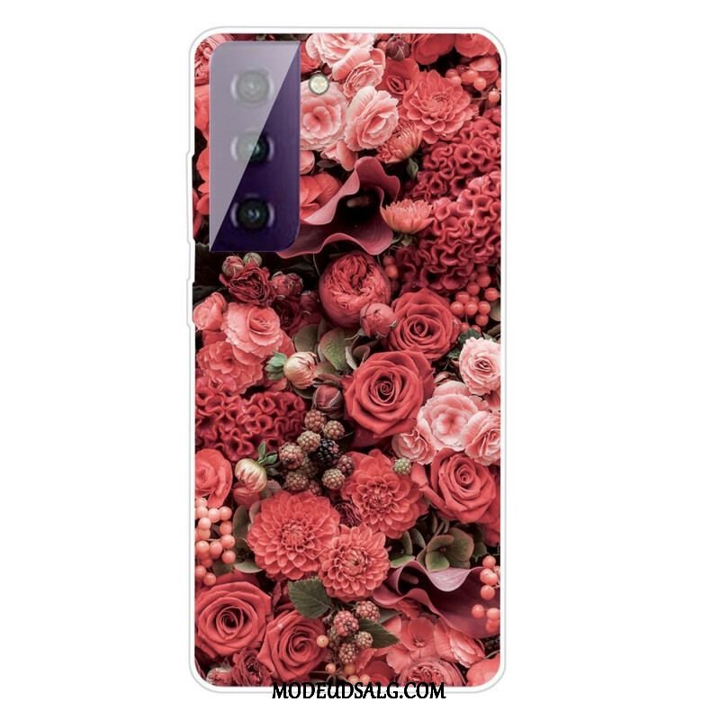 Cover Samsung Galaxy S21 5G Intense Blomster