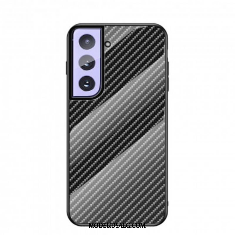 Cover Samsung Galaxy S21 5G Kulfiber Hærdet Glas