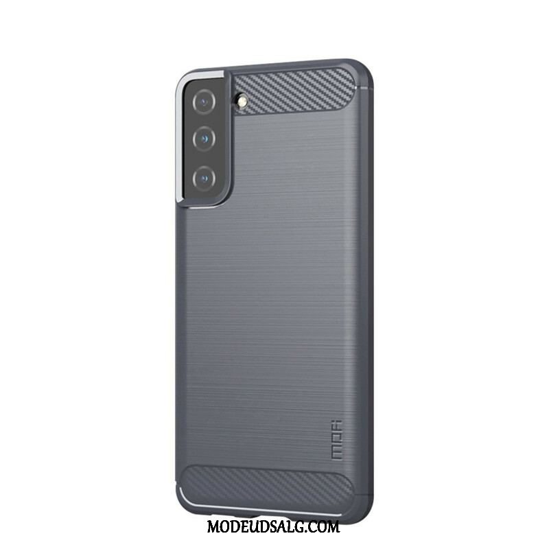 Cover Samsung Galaxy S21 5G Mofi Børstet Kulfiber