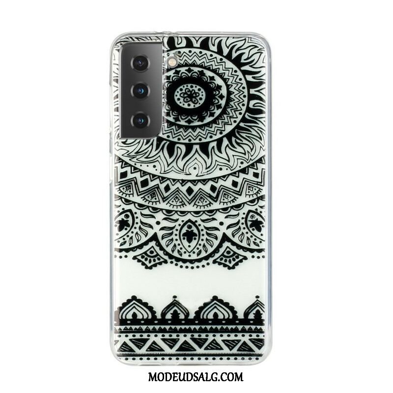 Cover Samsung Galaxy S21 5G Sømløs Blomstermandala