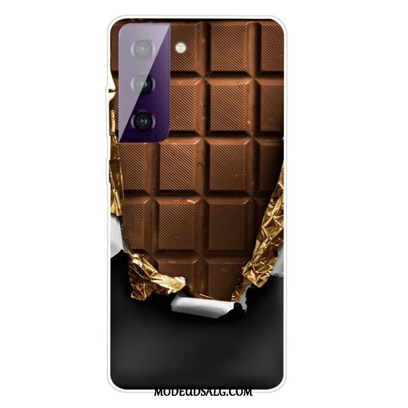 Cover Samsung Galaxy S21 FE Fleksibel Chokolade