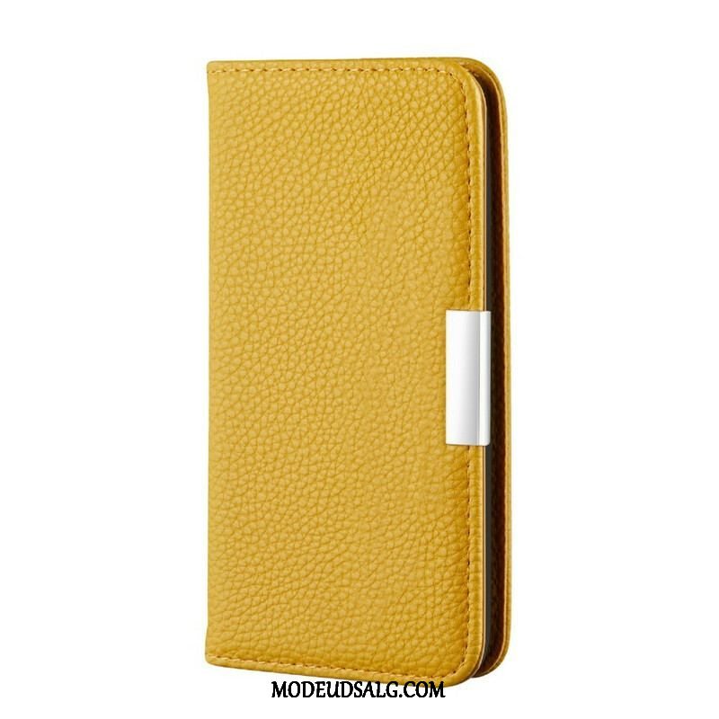 Cover Samsung Galaxy S21 FE Flip Cover Imiteret Læder Litchi Ultra Chic