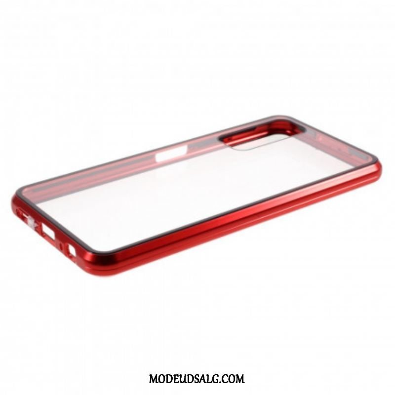 Cover Samsung Galaxy S21 Plus 5G Metalkanter Og Dobbelt Hærdet Glas