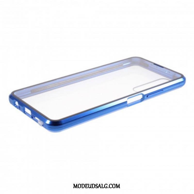 Cover Samsung Galaxy S21 Plus 5G Metalkanter Og Dobbelt Hærdet Glas