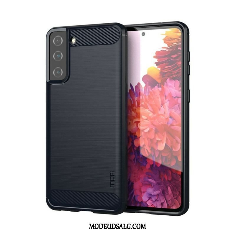 Cover Samsung Galaxy S21 Plus 5G Mofi Børstet Kulfiber