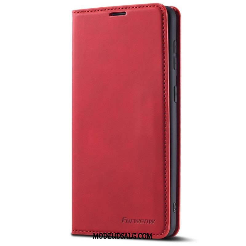 Cover Samsung Galaxy S22 5G Flip Cover Forwenw Lædereffekt