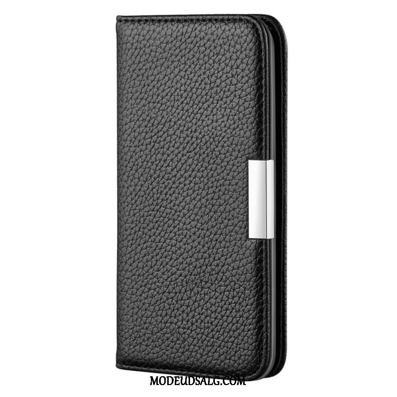 Cover Samsung Galaxy S22 5G Flip Cover Imiteret Læder Litchi Ultra Chic