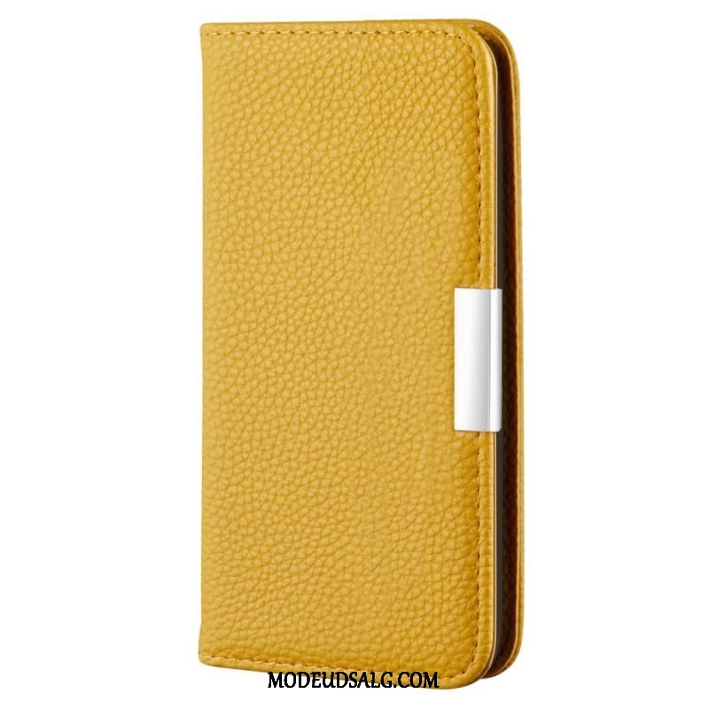 Cover Samsung Galaxy S22 5G Flip Cover Imiteret Læder Litchi Ultra Chic