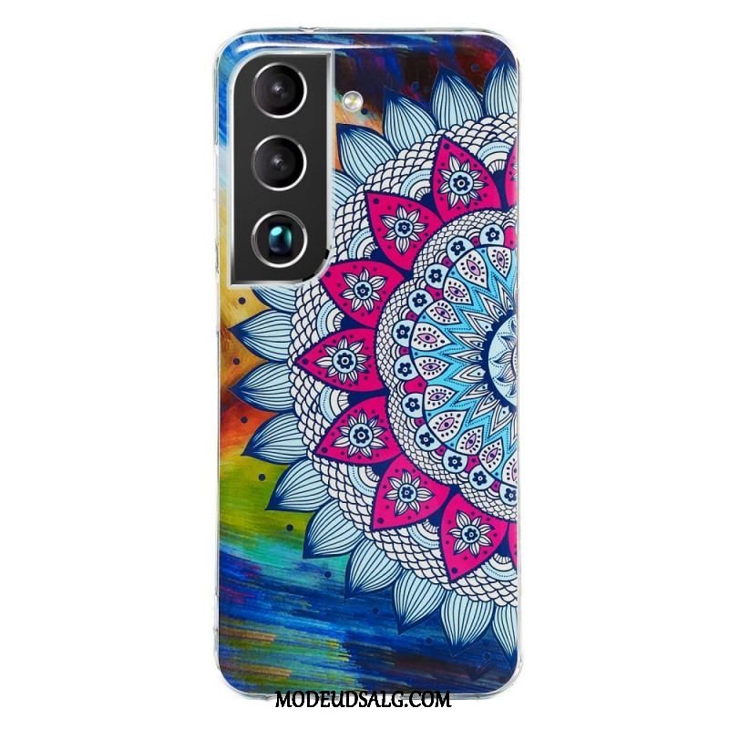 Cover Samsung Galaxy S22 5G Fluorescerende Blomsterserie