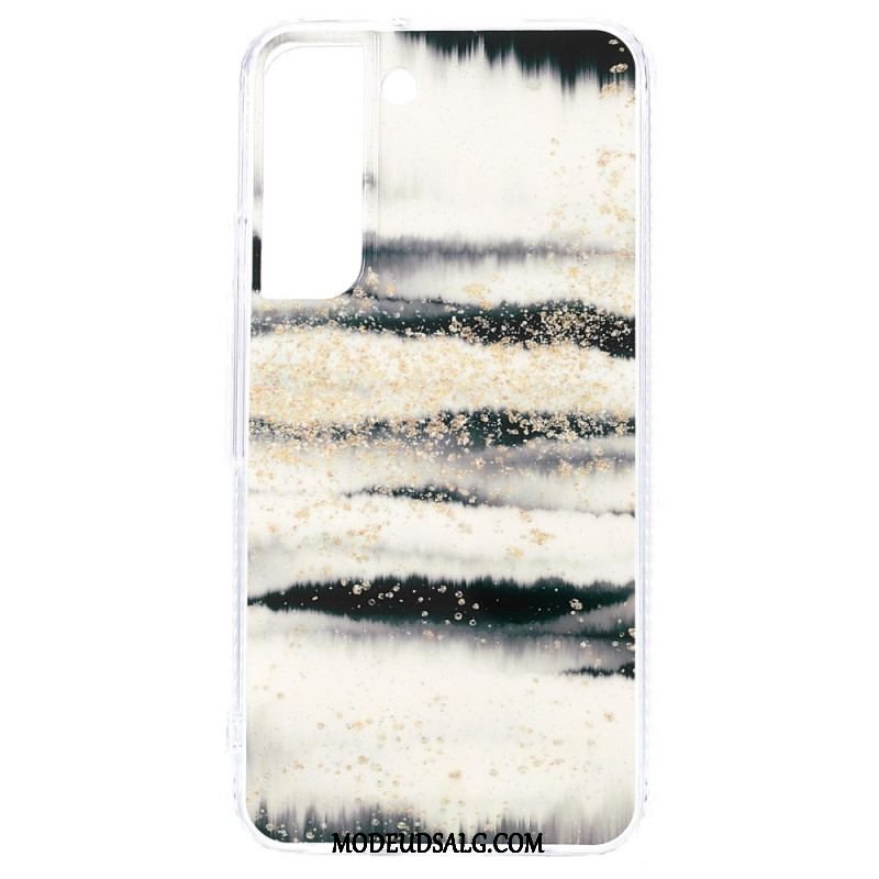 Cover Samsung Galaxy S22 5G Glitrende Marmor