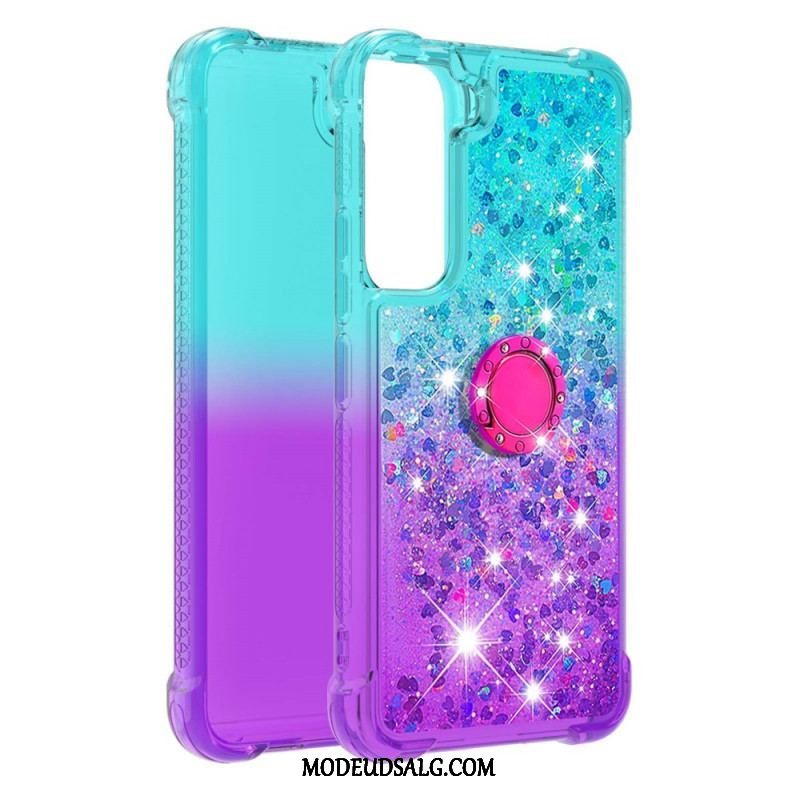 Cover Samsung Galaxy S22 5G Glitter Ring-bracket