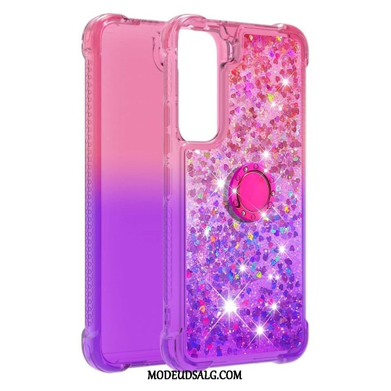 Cover Samsung Galaxy S22 5G Glitter Ring-bracket