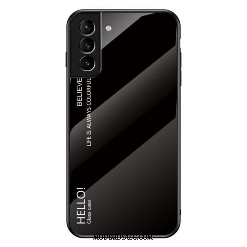 Cover Samsung Galaxy S22 5G Hærdet Glas Hej