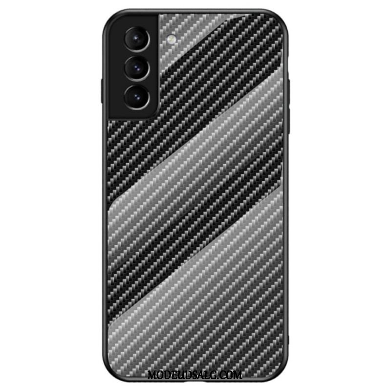 Cover Samsung Galaxy S22 5G Kulfiber Hærdet Glas