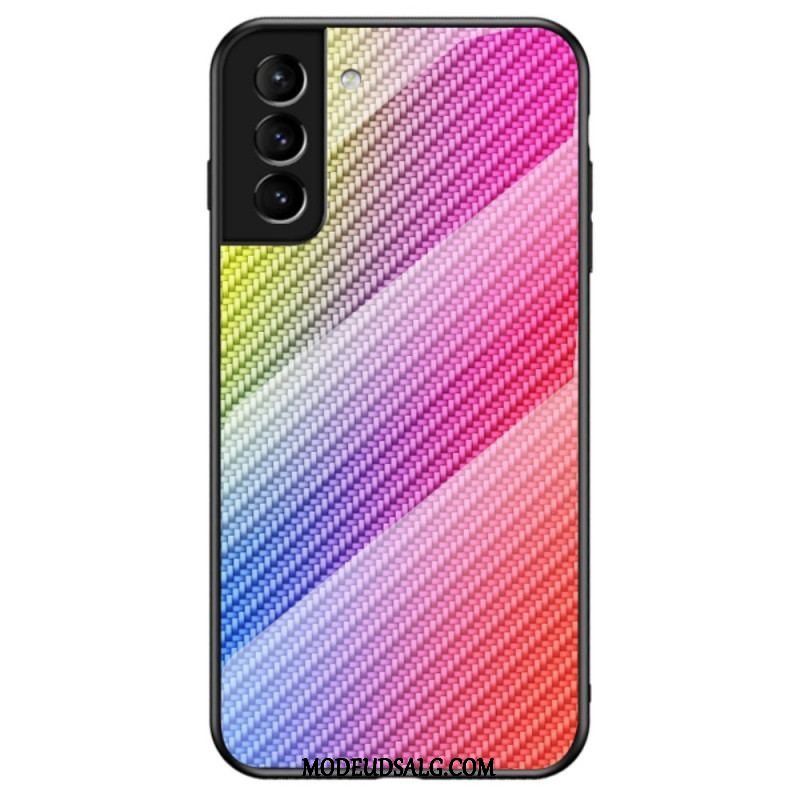 Cover Samsung Galaxy S22 5G Kulfiber Hærdet Glas