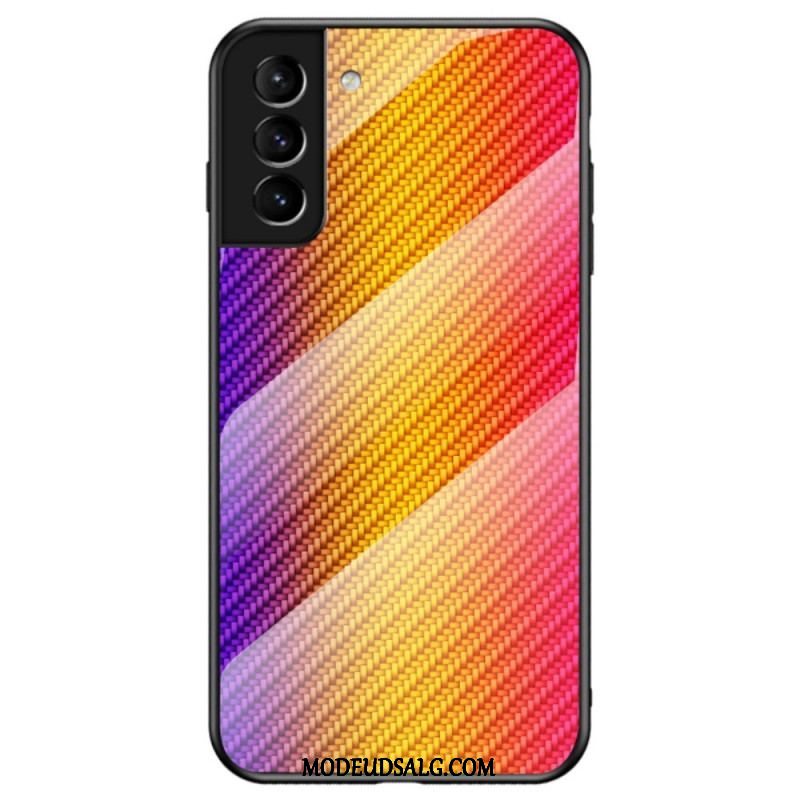 Cover Samsung Galaxy S22 5G Kulfiber Hærdet Glas