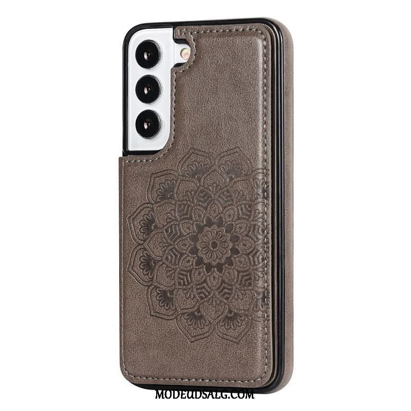 Cover Samsung Galaxy S22 5G Mandala Print Kortholder