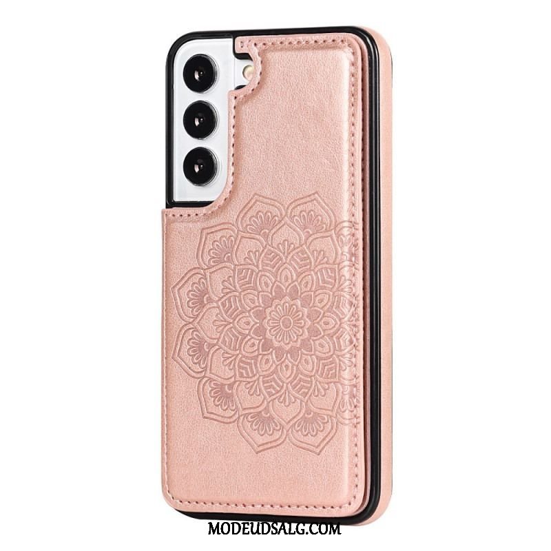 Cover Samsung Galaxy S22 5G Mandala Print Kortholder