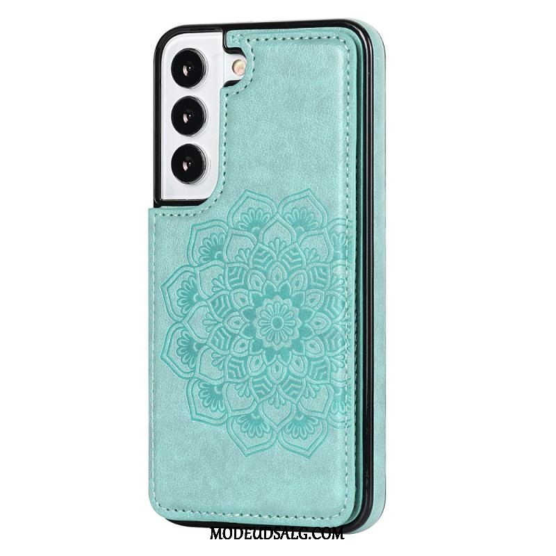 Cover Samsung Galaxy S22 5G Mandala Print Kortholder