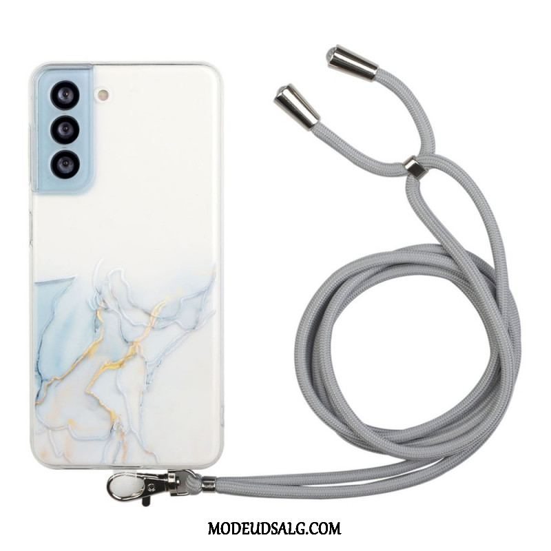 Cover Samsung Galaxy S22 5G Med Snor Med Marmorsnor