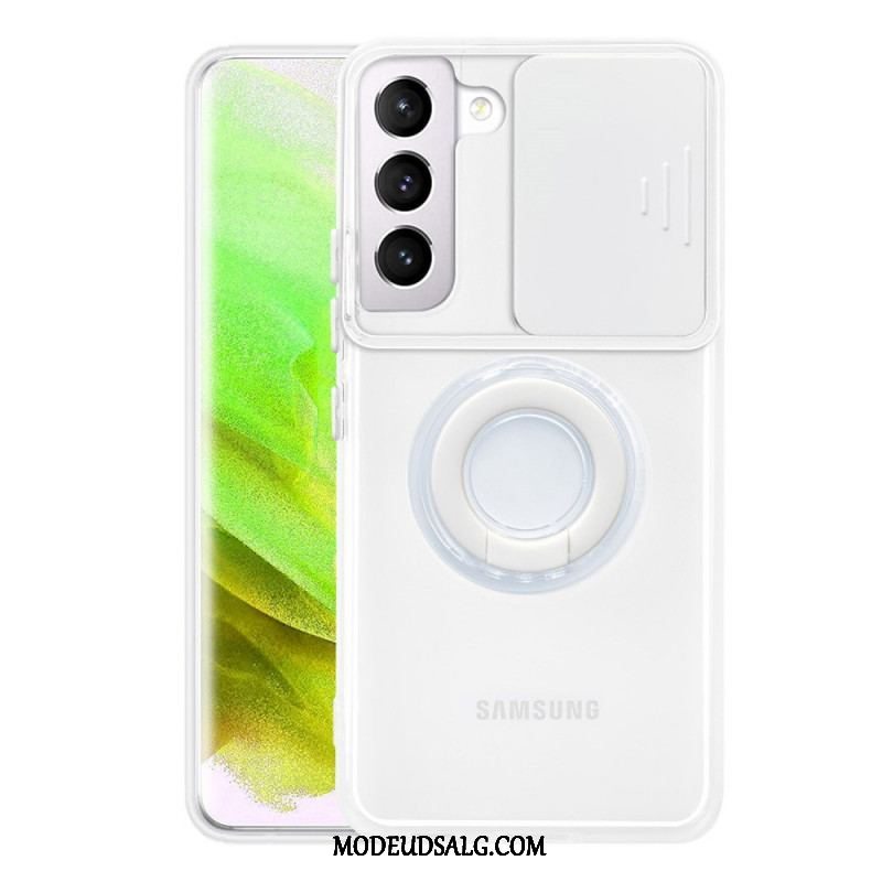 Cover Samsung Galaxy S22 5G Ring-støtte Og Linsebeskyttere